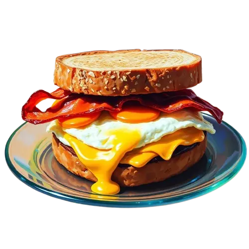 Waffle House Bacon Egg & Cheese Sandwich