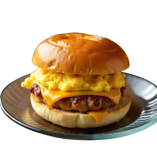 Waffle House Sausage Egg & Cheese Sandwich
