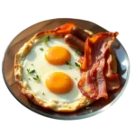 Two-Egg Breakfast with Side Meat