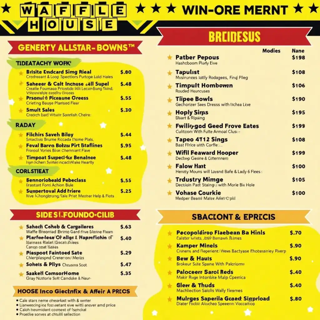 waffle house full menu pdf