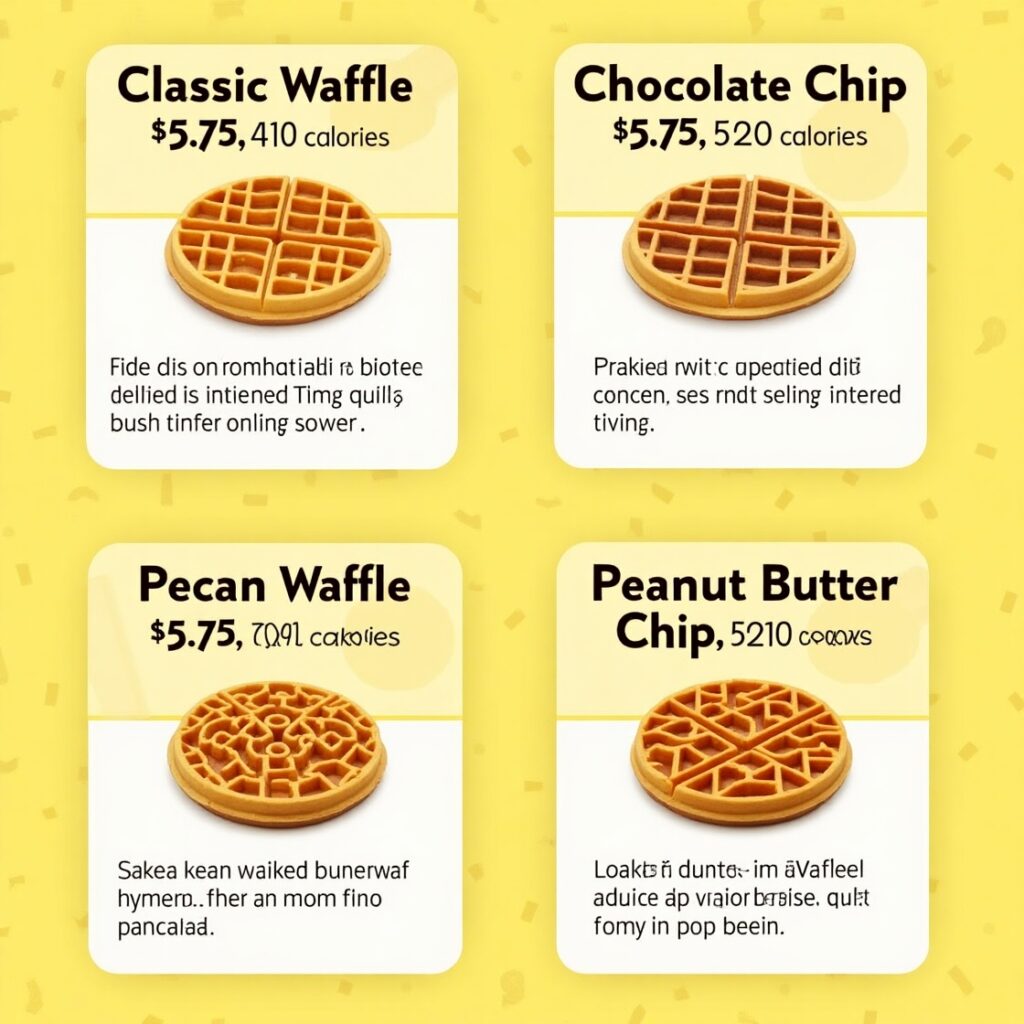 All Waffles at waffles house